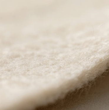 Natural White Wool Felt for Audio & Instruments - Piano Action Felt and Hi-Fi Speaker Damping Fabric