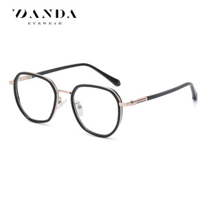 Gafas Danda Eyewear con montura cuadrada para mujer TJ829, lentes transparentes con montura completa, gafas ópticas anti luz azul de tamaño mediano - Product Image 5