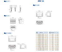 Connecteur de pas ZWG 1.5mm ZE horizontal PCB SMT JST fil à carte borne à sertir approvisionnement d'usine connecteur 6Pin