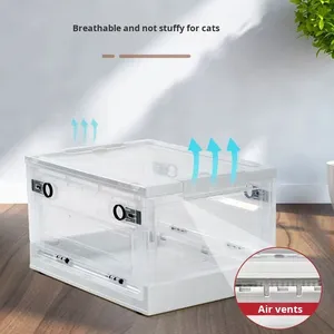 Nébuliseur pour animaux de compagnie, <span class=keywords><strong>chambre</strong></span> d'inhalation d'oxygène, pliable, anti-rayures, pour chiens, chats, tortues, perroquets - Product Image 2