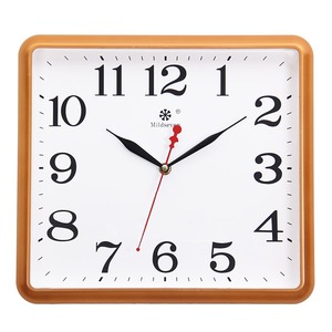 Square Quartz <b>Wall</b> <b>Clock</b> Analog Silent Battery Powered Perpetual Calendar <b>Digital</b> Display for Living Room Bedroom - Product Image 6