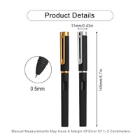 Stylos à bille mats haut de gamme avec logos personnalisés, stylos gel de qualité professionnelle, cadeaux promotionnels et papeterie