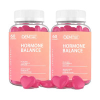 Gummies pour l'équilibre hormonal des femmes - Dong Quai & Canneberge Soulagement du syndrome prémenstruel pour les crampes menstruelles