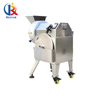 Professionnel Légumes Fruits Cube Broyeur Cutter Trancheuse Noix De Coco Oignon Pommes De Terre Chips Machine De Découpe Moteur pour La Cuisine À Domicile