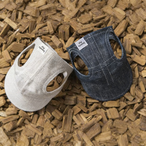 Anpassbare Leichte Outdoor-Hundekappe Sport-Baseballmütze Sonnenschutz Denim-Haustierhut mit Ohrlöchern für Ganztägigen Komfort - Product Image 6