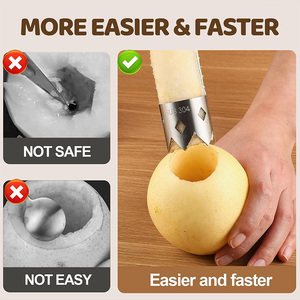 Nuevo Removedor de Núcleos Universal para Frutas y Verduras, Herramienta Multifuncional de Acero Inoxidable para Eliminar Semillas de Pimientos - Product Image 5