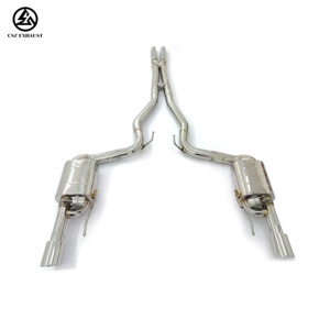 ท่อไอเสียสแตนเลส CSZ พร้อมวาล์ว สำหรับรถฟอร์ด มัสแตง จีที 5.0 ลิตร ท่อไอเสียพร้อมหม้อพักไอเสียแบบ Catback และวาล์วสุญญากาศ - Product Image 1