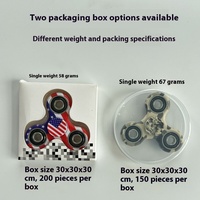Spinner Tri Blade de Plástico ABS con Logotipo Personalizado, Juguete Antiestrés para Dedos, Regalo Promocional al por Mayor