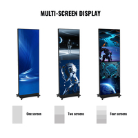 Système d'affichage publicitaire pliable HD de qualité professionnelle RAYBO P2.5 en aluminium moulé sous pression pour salons professionnels, indice de protection IP65
