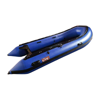 Bateau gonflable aérodynamique en PVC de yacht de sport auto-videur professionnel pour une consommation de carburant efficace et des voyages de longue distance