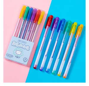 Mới lấp lánh Highlighter trung tính bút sáng tạo nhiều màu bút Bộ 6 miếng - Product Image 1