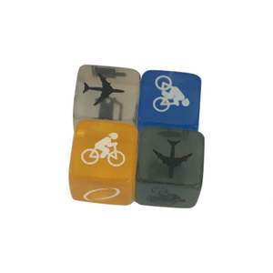 มินิเกมลูกเต๋าอะคริลิคหลากสียูเนี่ยนโปรโมต10มม. 16มม. กำหนดโลโก้เองได้ - Product Image 1