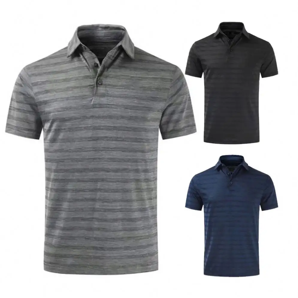 SHULIQI-Ropa deportiva para hombre, camiseta de Golf, Polo absorbente de humedad, Top 10