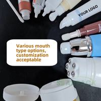 En stock, tube cosmétique vide en plastique PE, tube de crème solaire, tube de lotion pour les mains, emballage de crème solaire personnalisé