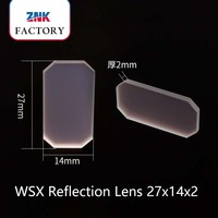 WSX suku cadang mesin las Laser, lensa refleksi dengan braket 27x14x2 WSX asli serat Laser cermin reflektif