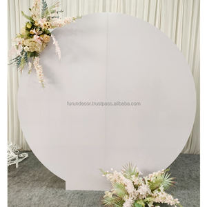 Factory Hot Selling Style Metal Large Curved <b>Arch</b> Background <b>Decoration</b> Bracket Wedding <b>Decoration</b> Party Event Scene Layout - Product Image 6