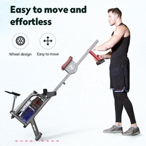 Snode WR66 Iron Magnetic <strong>Water</strong> <strong>Rowing</strong> <strong>Machine</strong> Home Use-Quiet Rower LCD Display Adjustable Resistance Unisex Fitness 14L <strong>Water</strong> - Product Image 5