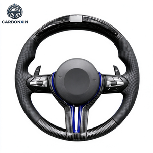 Volant sport LED en fibre de carbone personnalisé en promotion pour modèles BMW F10 F18 F11 M6 M3 M4 M5 – Améliore les performances de la voiture - Product Image 2