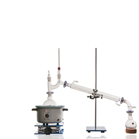 Unité de distillation d'huile sous vide 250ml 500ml 1L Laboratory Herbal Complete