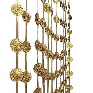 Iron Art Metal Flower Wall Decor, Abstract Lotus Leaf Room Divider, or Decorative Metal <b>Screen</b> <b>Partitions</b> Festival Decoration - Product Image 1