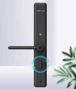 Slim Body Modern Design High Security Five-latch Mortise Rfid Card <b>Key</b> Anti-theft With Management Software Smart Hotel <b>Lock</b> HT-L - Product Image 1