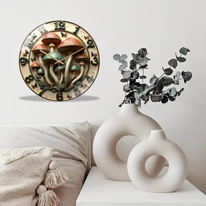 Orologio da Parete in Vetro 30x30cm per Programmatore con Sfondo a Codice Snippet - Product Image 3