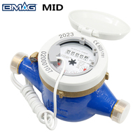 Compteur d'eau froide BMAG 15mm R160 C Multi Jet, corps en laiton, type sec, cadran rotatif à 360 degrés, IP68, personnalisable OEM pour l'eau potable