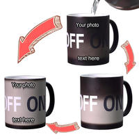 Taza de Café Mikel Heat & Magic con Cambio de Color por Sublimación, Diseño Personalizado con Imagen, Apta para Microondas y Lavavajillas