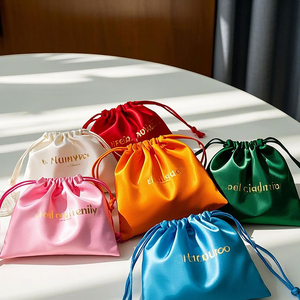 Portable Soft Velvet <b>Drawstring</b> Dust Bag Multi-purpose <b>Pouch</b> for Jewelry Underwear Favors Gift Packaging - Product Image 6