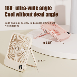 Ventilateur de table rechargeable à pince de bureau à prix compétitif, mini ventilateur portable, ventilateur à pince USB - Product Image 1