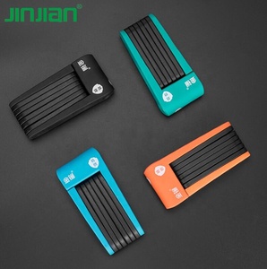 Antivol pliable JINJIAN en acier inoxydable <span class=keywords><strong>pour</strong></span> trottinette, moto, VTT, vélo de route et vélo électrique - Product Image 1