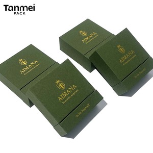 Juego de Cajas Apilables para Joyería de Lujo en Verde <span class=keywords><strong>Oliva</strong></span> |   Caja con Tapa Abatible y Logotipo Personalizado, con Cajón Interior y Bolsa a Juego - Product Image 3