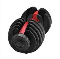 Ensemble d'haltères réglables en acier de forme physique 16kg/24kg/40kg haltères en fonte pour l'équipement des hommes de gymnastique à domicile comprenant des bancs et des supports