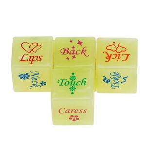 CY High Quality Glow Plastic Adult Game Sex Position <b>Dice</b> Luminous Love Sexual Sex <b>Dice</b> Set - Product Image 6