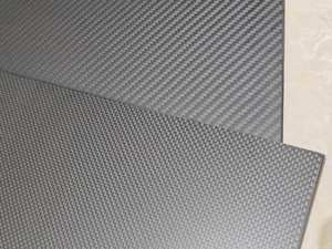 Plaque en fibre de carbone résistante à la corrosion, légère, haute résistance, tissage sergé 3K pour d'autres applications, précise - Product Image 3