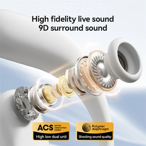 หูฟังไร้สายรุ่น M65 ของแท้ BT 5.4 พร้อมระบบตัดเสียงรบกวน ENC หูฟังออกกำลังกาย LED กันน้ำระดับ IPX5 เสียงคุณภาพสูง Hi-Fi ควบคุมด้วยระบบสัมผัส - Product Image 5