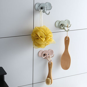 Elephant Shaped <b>Hooks</b> Wall Mounted Adhesive Removable For <b>Kitchen</b> Bathroom Storage - Product Image 4