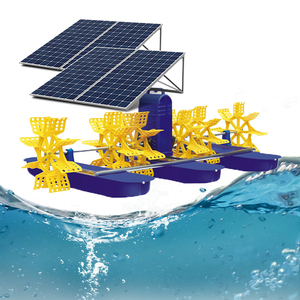 Aireador solar 6 Impulsor Ac Dc Rueda de paleta Lago de cultivo de camarones para máquina de acuicultura de peces - Product Image 2