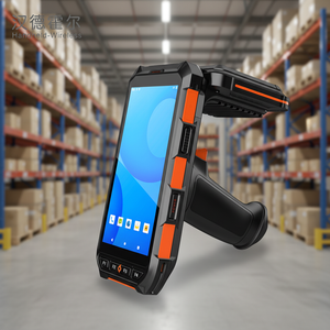 Escáner de Código de Barras Android Portátil y Resistente con Lector de Tarjetas RFID de 1356mhz para Gestión de Inventario y Activos - Product Image 1