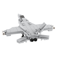 Kit de construction de briques MOC Scène Militaire Avion de Chasse FA-18 Hornet Modèle DIY Jouets Éducatifs Créatifs pour Enfants MOC5119