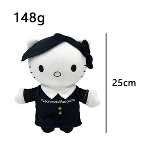 Nouvel Arrivage : Peluche brodée Travis Scott, Peluche Hello Wednesday <span class=keywords><strong>Addams</strong></span>, Jouet anti-stress rembourré en coton PP - Product Image 6