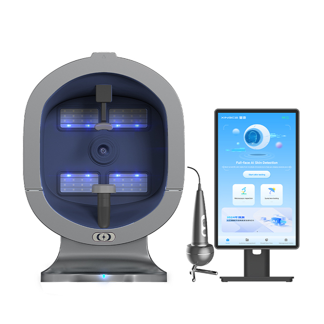 Latest Technology 3D Facial Skin Test Scanner Analyzer Machine Facial Skin Face Analysis Machine with 23 Languages
