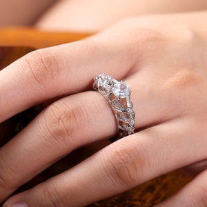Geometric Openwork Ring for Women Creative Fashion Party Finger Accessory Gift - Product Image 6