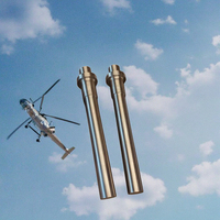 Arbre de rotor principal en acier inoxydable de haute qualité et alliage haute température Ra06-0.12.5, rugosité personnalisable, précision de fabrication