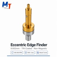 Alat Pencari Titik (Edge Finder) Impor Berlapis TiN C10-D17-4 Presisi 0.002mm Non-Magnetik untuk CNC, Kecepatan 400-600 RPM, Bersertifikasi FANUC