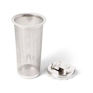 Cafetera de preparación fría de 64 OZ con filtro de acero inoxidable para café helado, té y limonada, tarro de albañil de boca ancha a prueba de fugas - Product Image 1