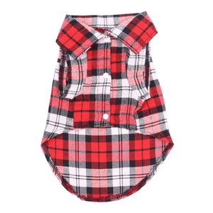 Chemises pour chiens de compagnie à carreaux tendance, vêtements rafraîchissants pour petits chiens, printemps été, chemise pour chiens - Product Image 4