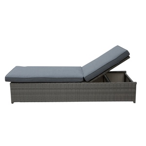Tumbona de <span class=keywords><strong>piscina</strong></span> al aire libre <span class=keywords><strong>rectangular</strong></span> plegable trasera ajustable de mimbre de aluminio de ocio Joye - Product Image 4
