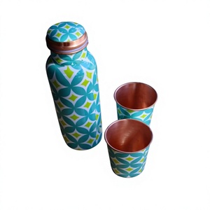 Custom Print 100% Carbon Steel Eco-Friendly Food Grade Ayurvedic Certified High Quality Anti-corrosion Coating Drinkware - Product Image 4