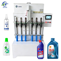 Petite machine de remplissage semi-automatique par gravité pour bouteilles de détergent chimique liquide en plastique de 1000 ml